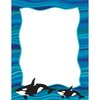 Barker Creek Sea & Sky Whales Computer Paper, 50 sheets/Package 761
